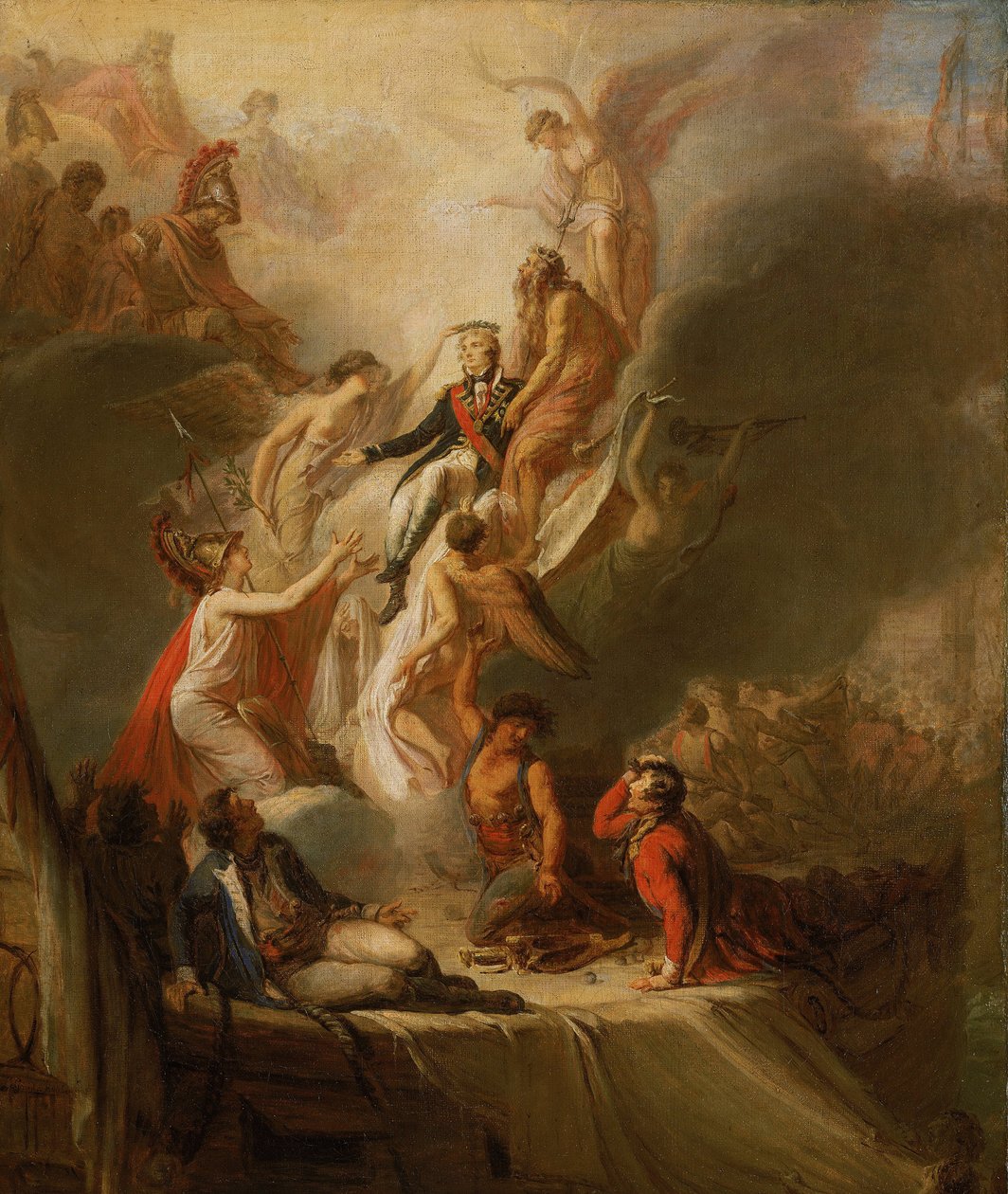 Apoteoza Horatio Nelsona (1758-1805), ok. 1805-18 (olej na płótnie) autorstwa Pierre Nicolas Legrand