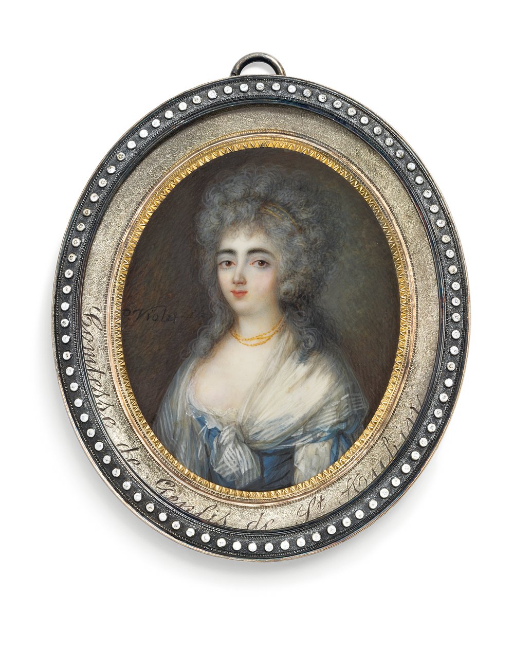 Stéphanie Félicité Ducrest de Saint-Aubin, hrabina Genlis autorstwa Pierre Noel Violet