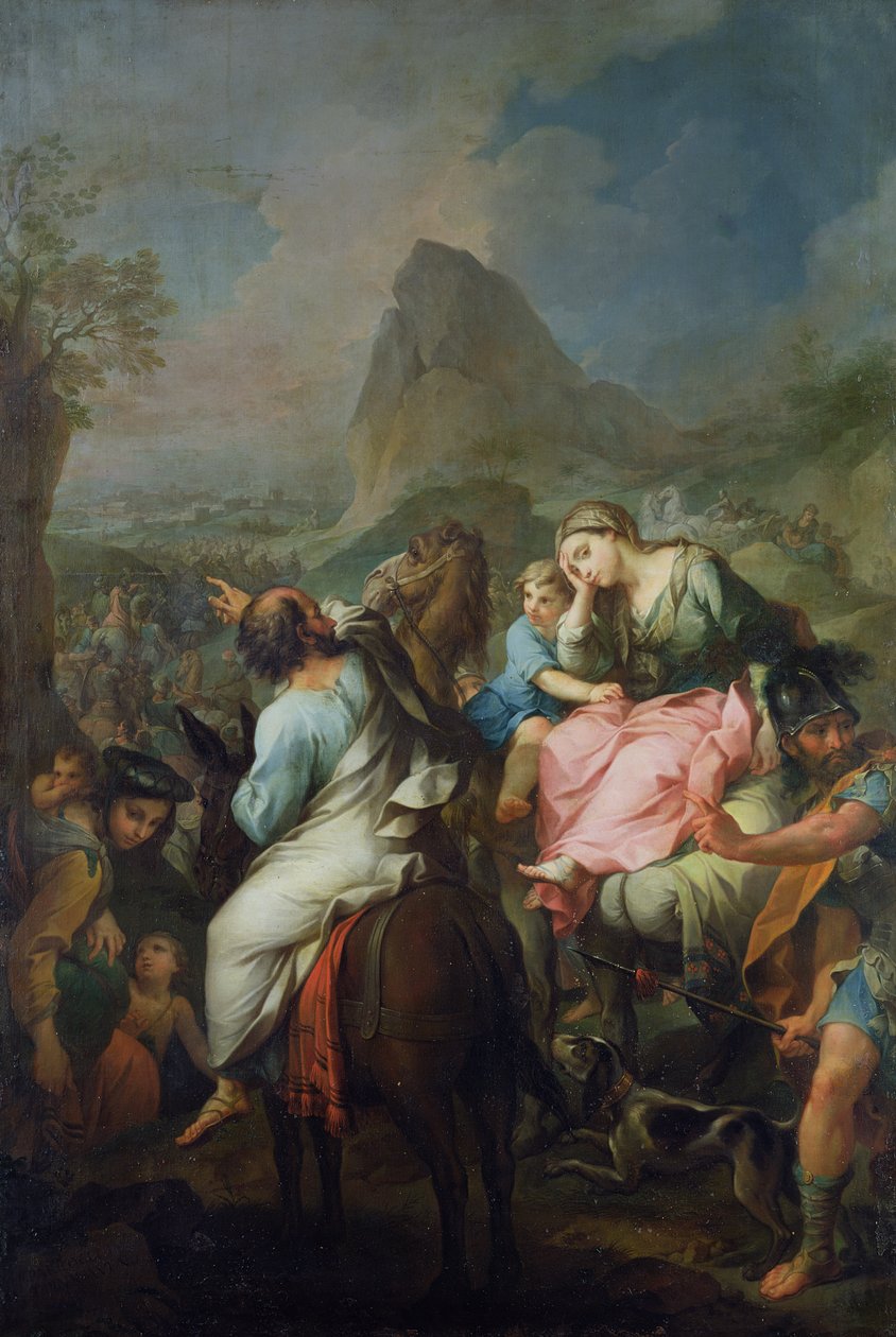 Niewola Izraelitów, 1733 autorstwa Pierre Parrocel