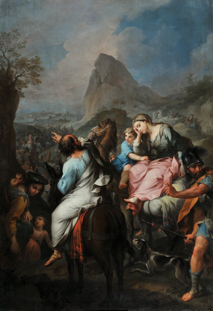Życie Tobie: „Captivite of the Israelites” (olej na płótnie) autorstwa Pierre Parrocel