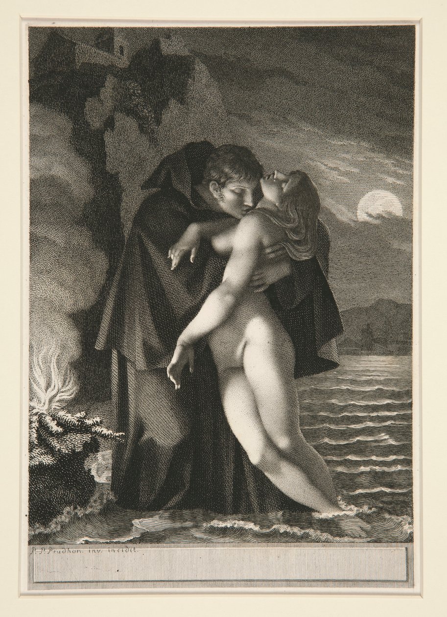 Phrosine i Melidore autorstwa Pierre Paul Prud