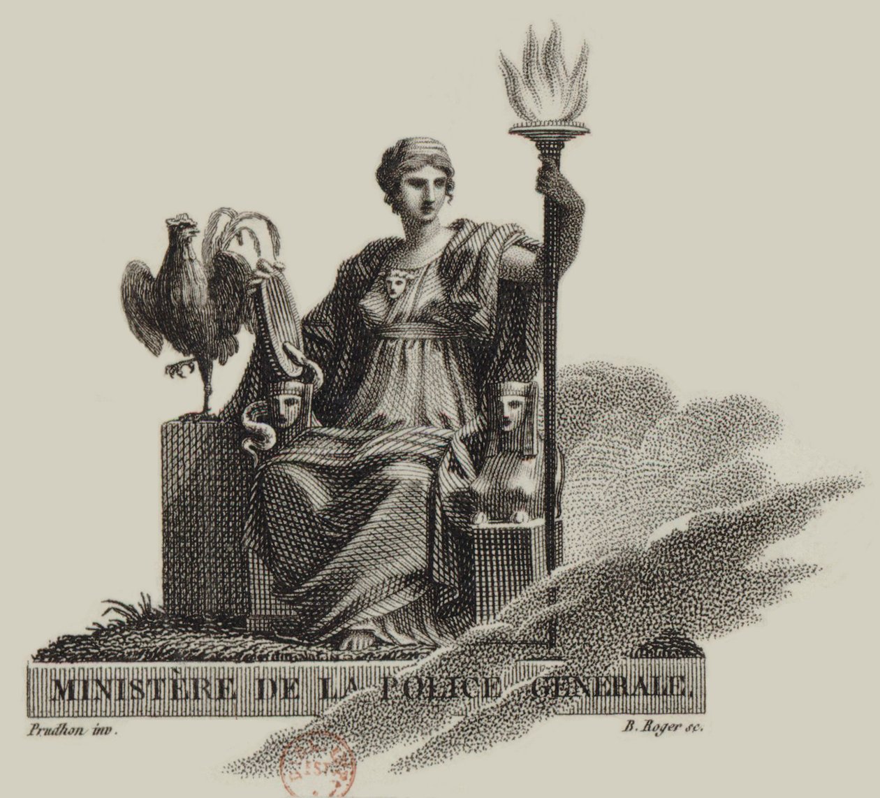 Ministerstwo Spraw Wewnętrznych - godło autorstwa Pierre Paul Prud