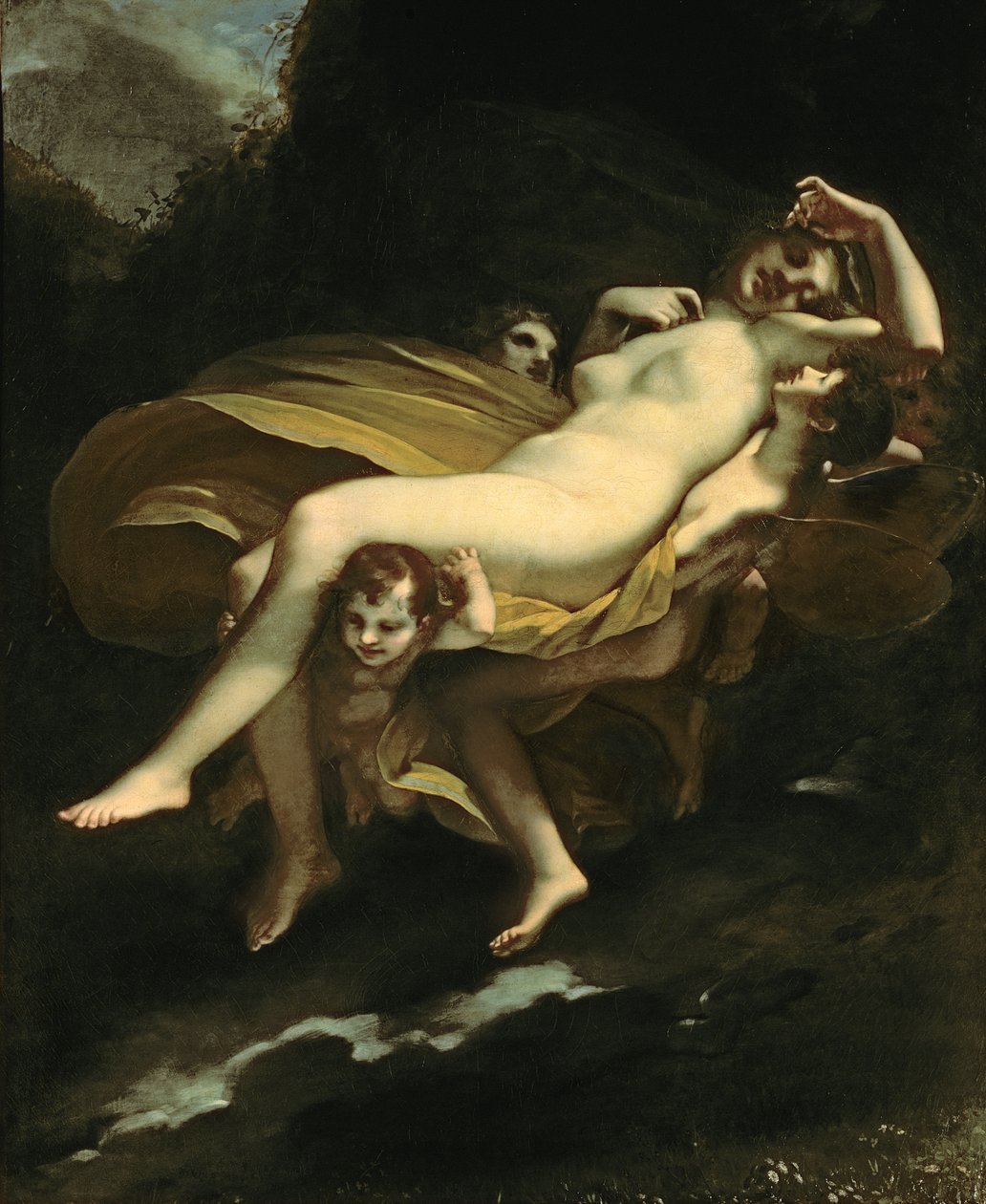 Psyche przetransportowane do Nieba autorstwa Pierre Paul Prudhon