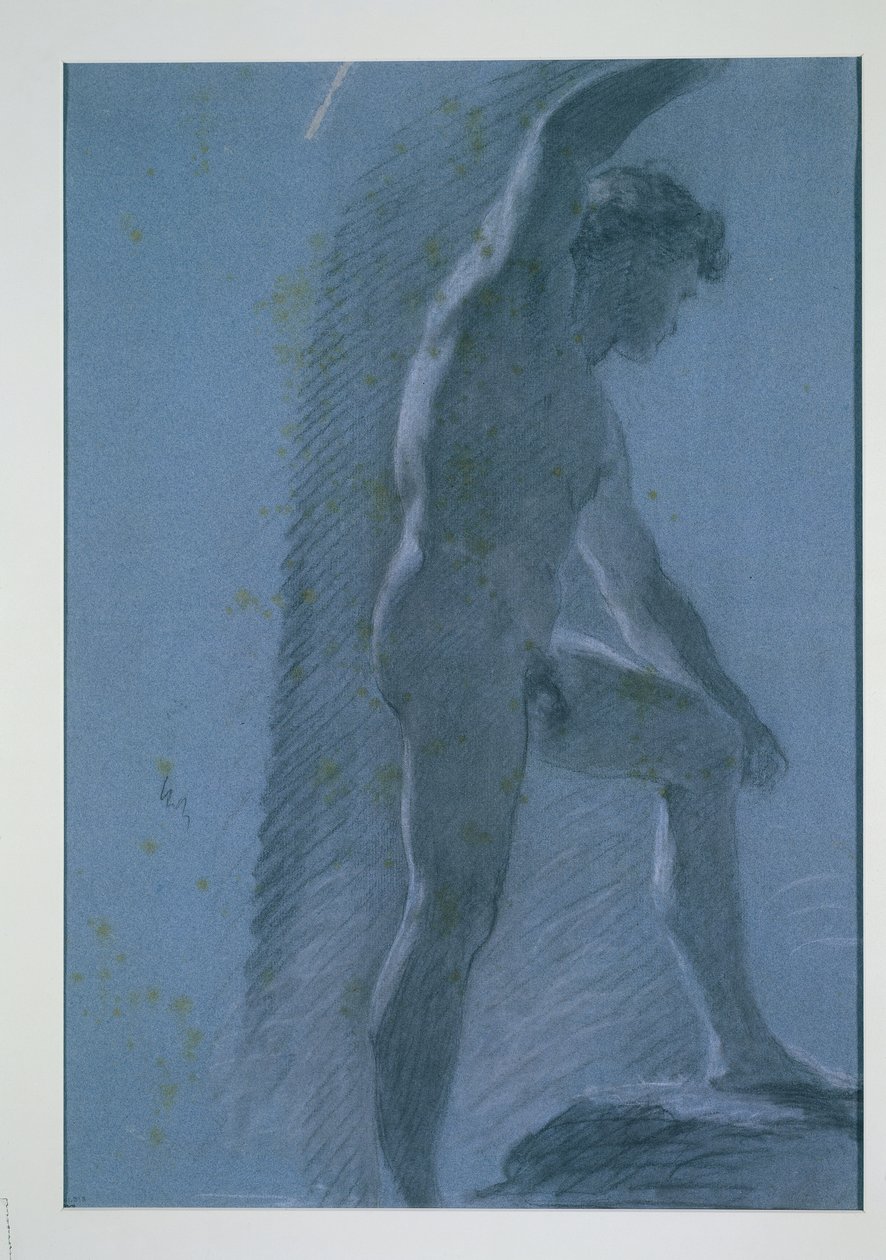 Studium aktu męskiego (verso) autorstwa Pierre Paul Prud