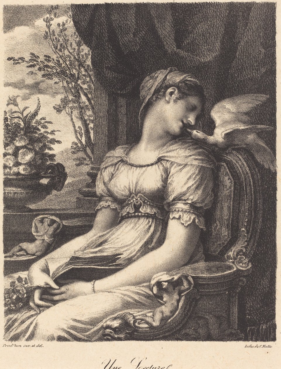 Czytanie (czytanie) autorstwa Pierre Paul Prud