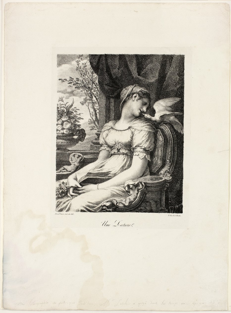 Czytanie autorstwa Pierre Paul Prud