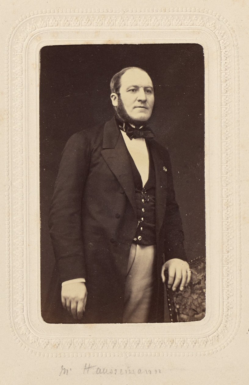 Baron Georges Eugène Haussmann (1809 - 1891) autorstwa Pierre Petit