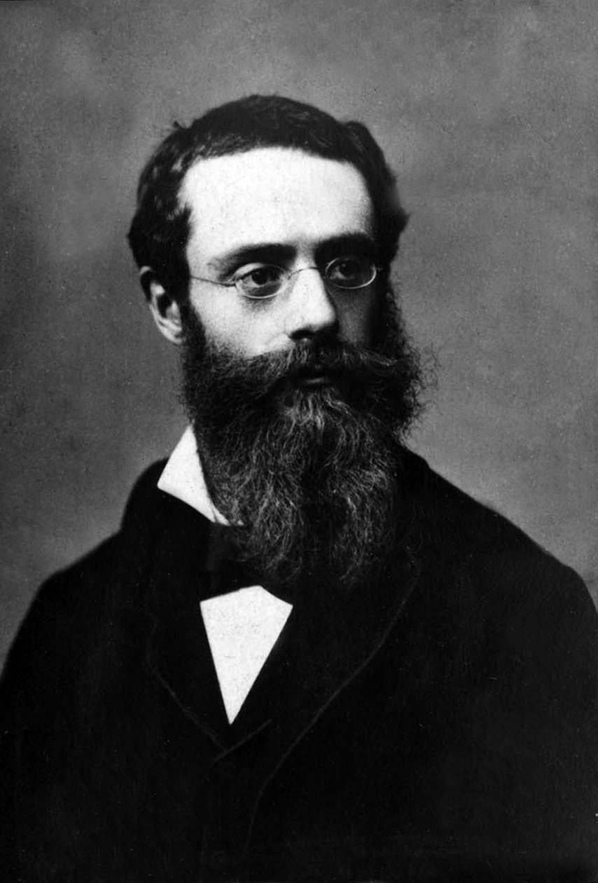 Francis Tattegrain (1852-1915), francuski malarz, sfotografowany przez Pierre