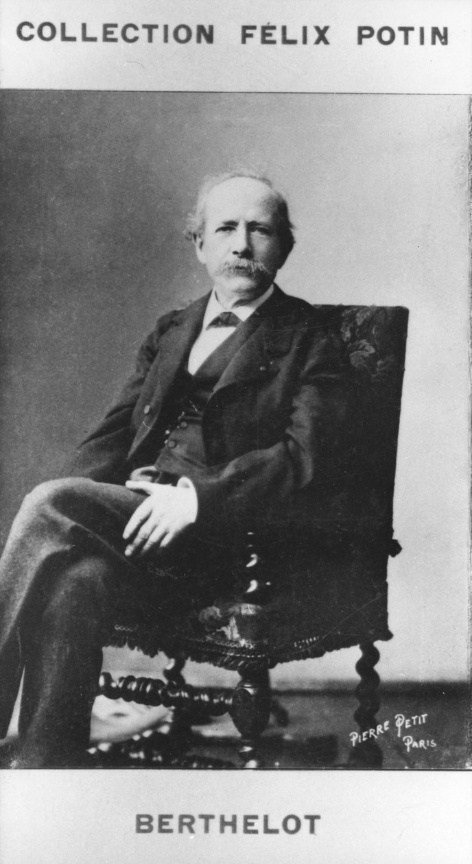 Pierre Eugene Marcellin Berthelot, francuski chemik organiczny i polityk, c1885 autorstwa Pierre Petit