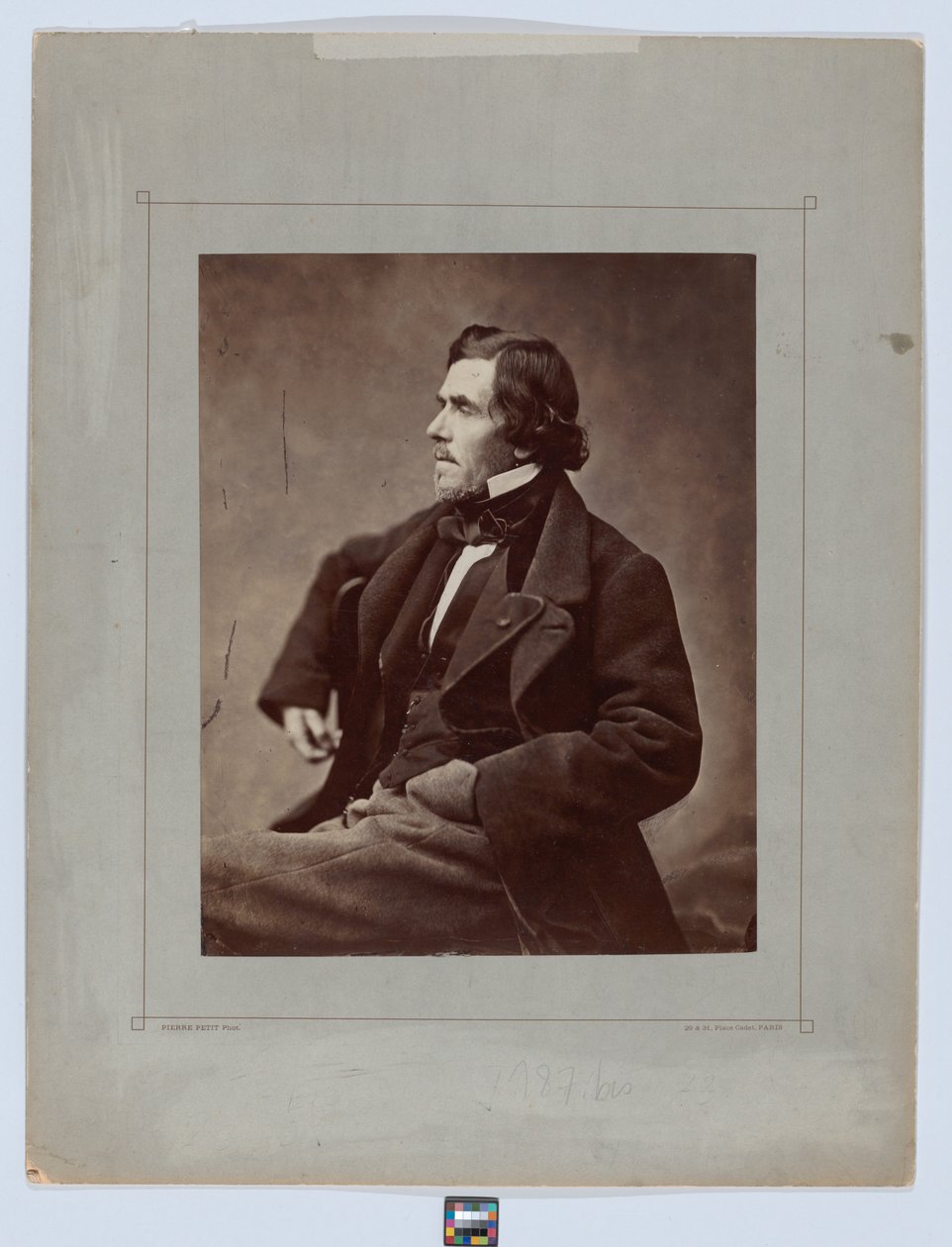 Portret Delacroix autorstwa Pierre Petit