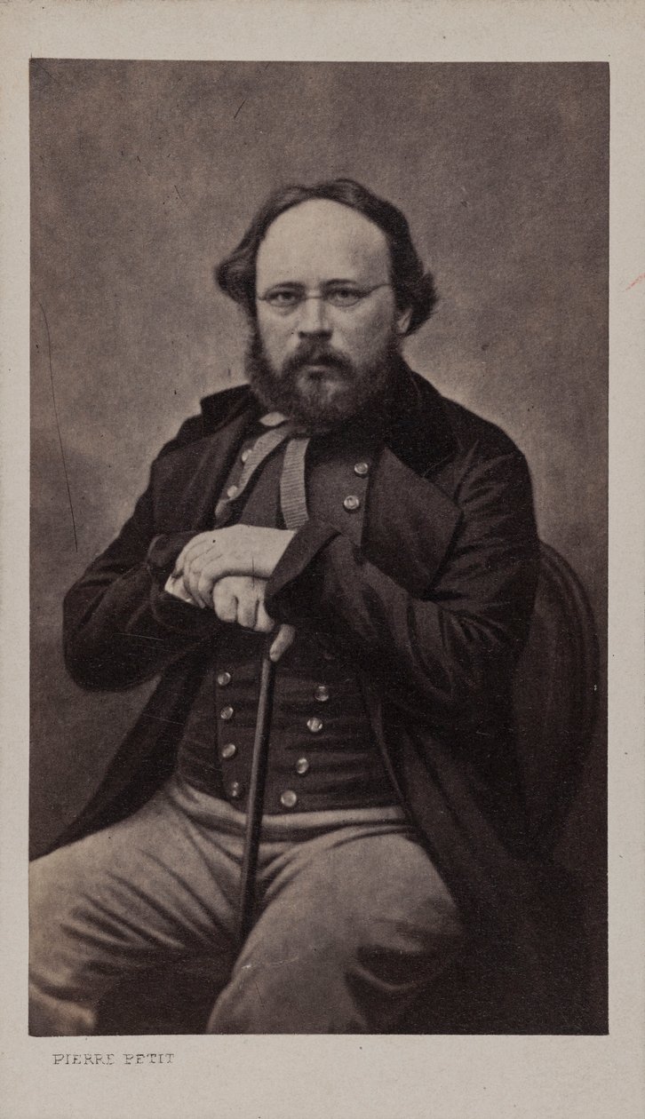 Portret Pierre-Josepha Proudhona 1809-1865, ok. 1860. autorstwa Pierre Petit