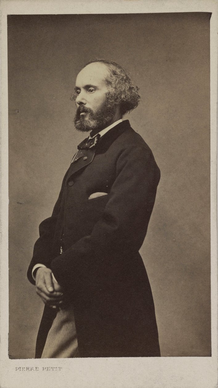 Portret kompozytora Féliciena Davida 1810-1876, 1876. autorstwa Pierre Petit