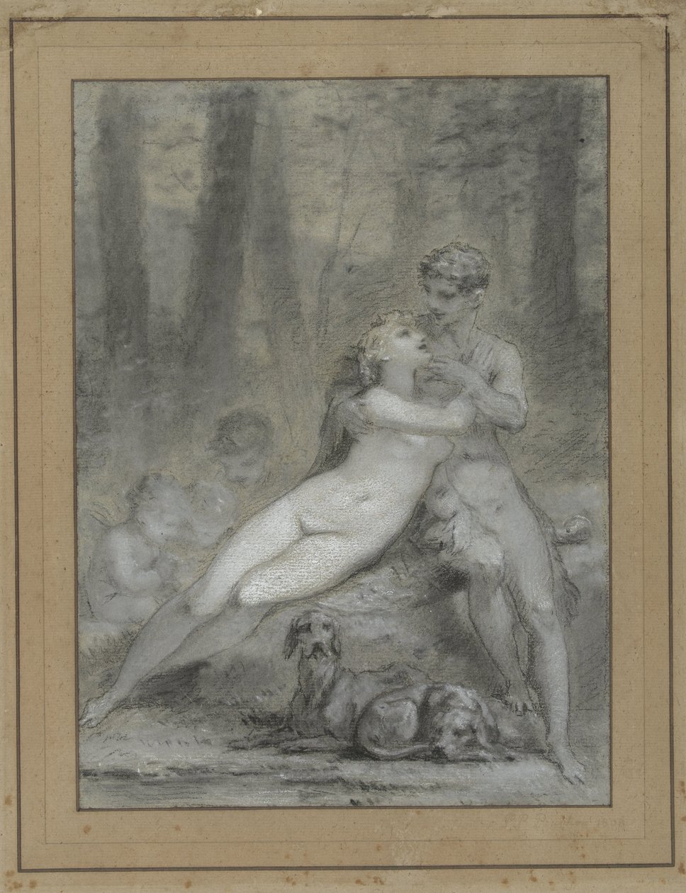 Wenus i Adonis autorstwa Pierre Prud