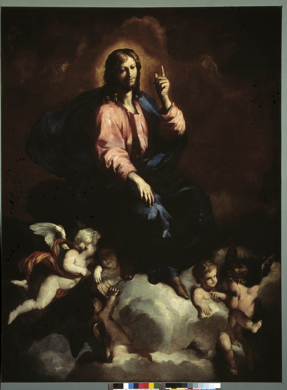 Zbawiciel świata, 1655 (olej na płótnie) autorstwa Pierre Puget