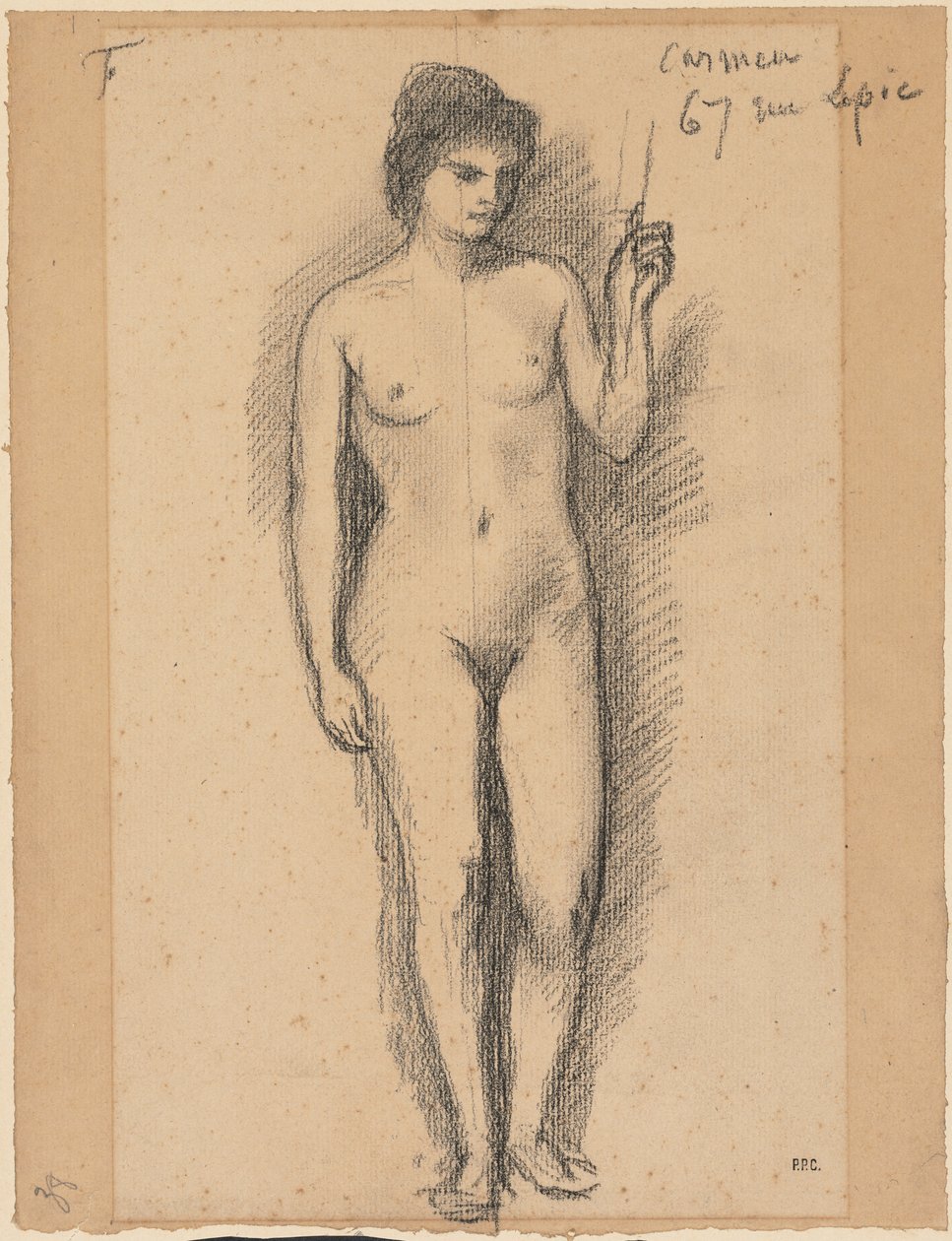 Carmen, ostatnia połowa XIX wieku. autorstwa Pierre Puvis de Chavannes