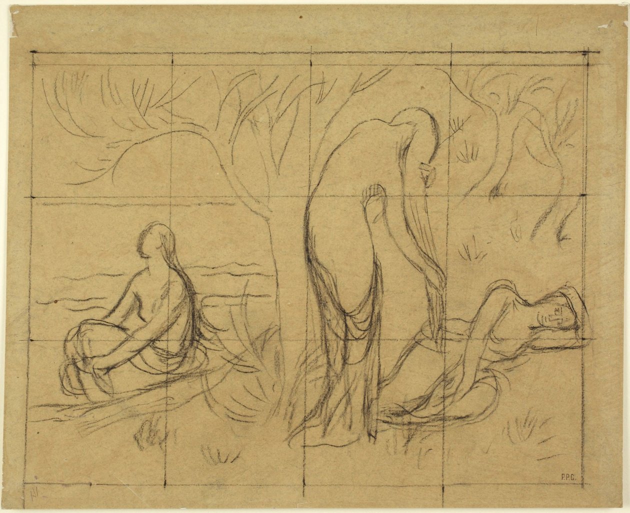 Analiza kompozycji autorstwa Pierre Puvis de Chavannes