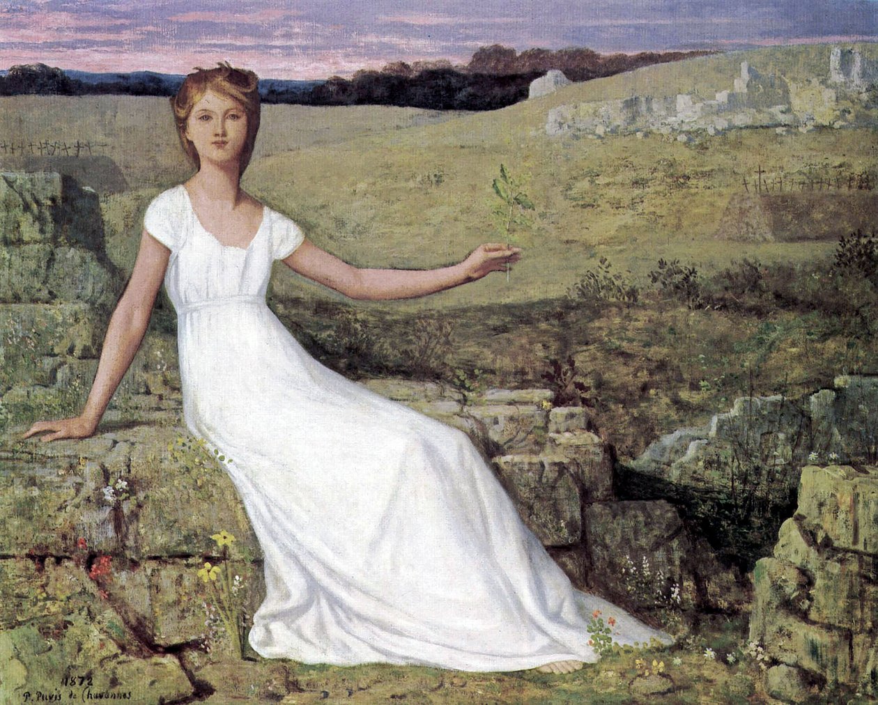 Nadzieja autorstwa Pierre Puvis de Chavannes