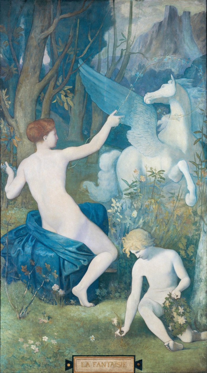 Fantazja Puvis de Chavannes, Pierre Cecil (1824-1898) autorstwa Pierre Puvis de Chavannes