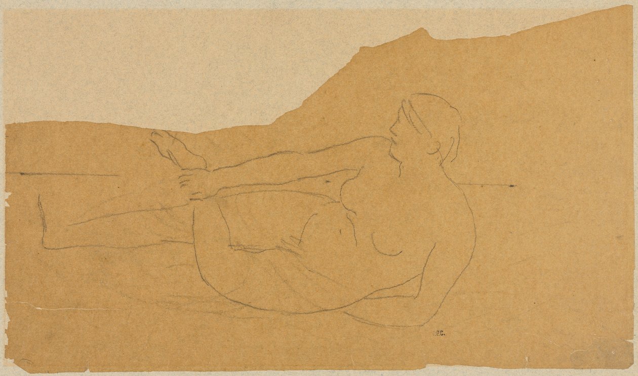 Weiblicher Akt autorstwa Pierre Puvis de Chavannes