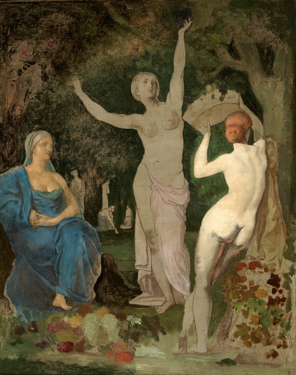 Jesień, ok. godz. 1864. autorstwa Pierre Puvis de Chavannes