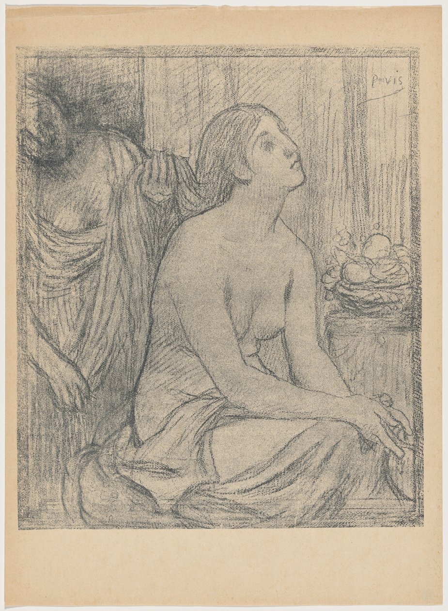 Toaleta autorstwa Pierre Puvis de Chavannes