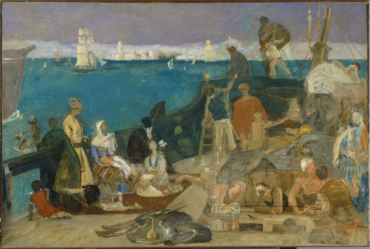 Marsylia, brama na Wschód autorstwa Pierre Puvis de Chavannes