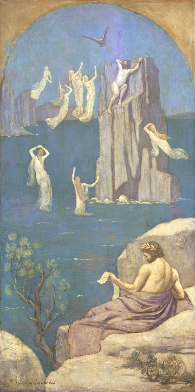 Prometeusz (olej na płótnie) autorstwa Pierre Puvis de Chavannes