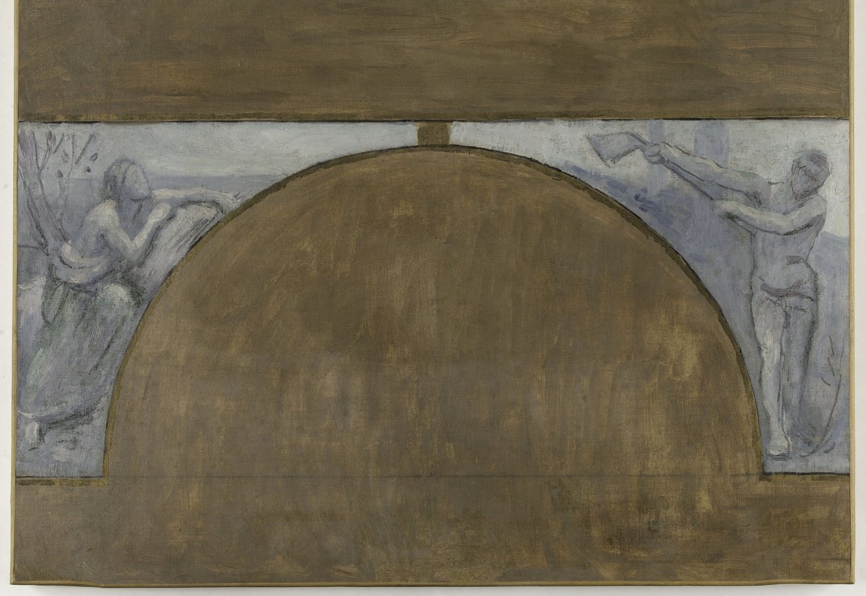 Pory roku, szkic dla Hôtel de Ville de Paris, między 1889 a 1892 (olej na płótnie) autorstwa Pierre Puvis de Chavannes