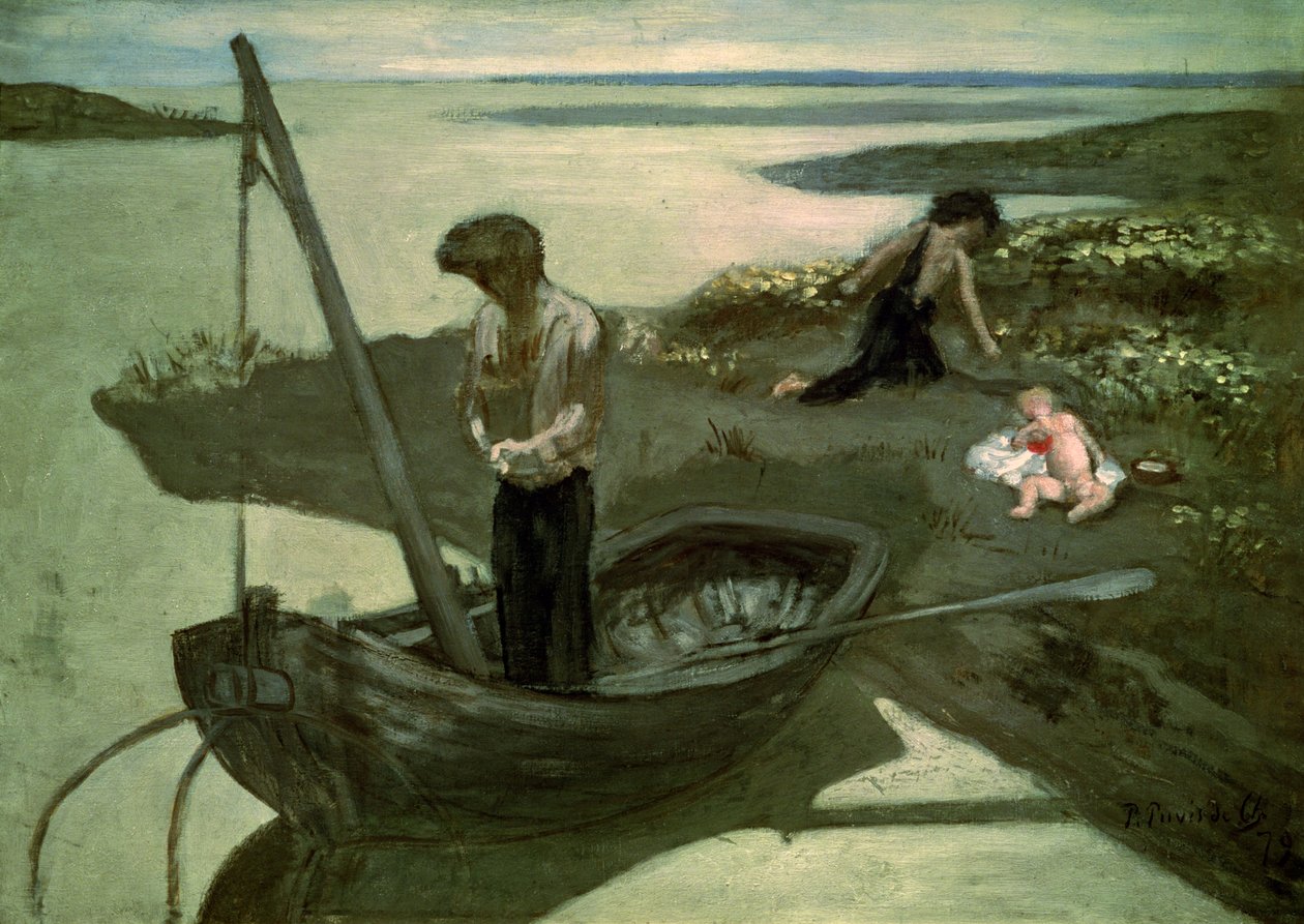 Szkic dla biednego rybaka autorstwa Pierre Puvis de Chavannes