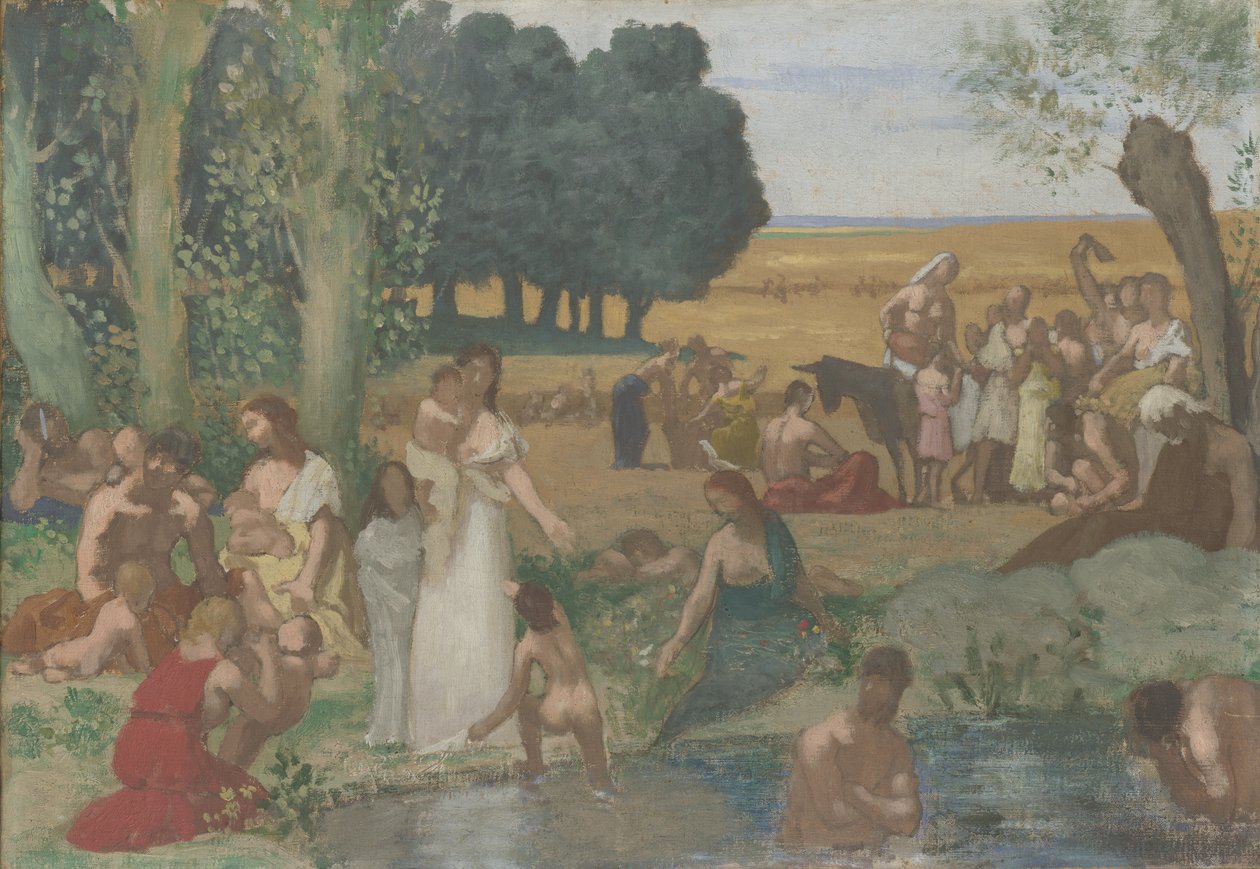 Lato, przed 1873 autorstwa Pierre Puvis de Chavannes