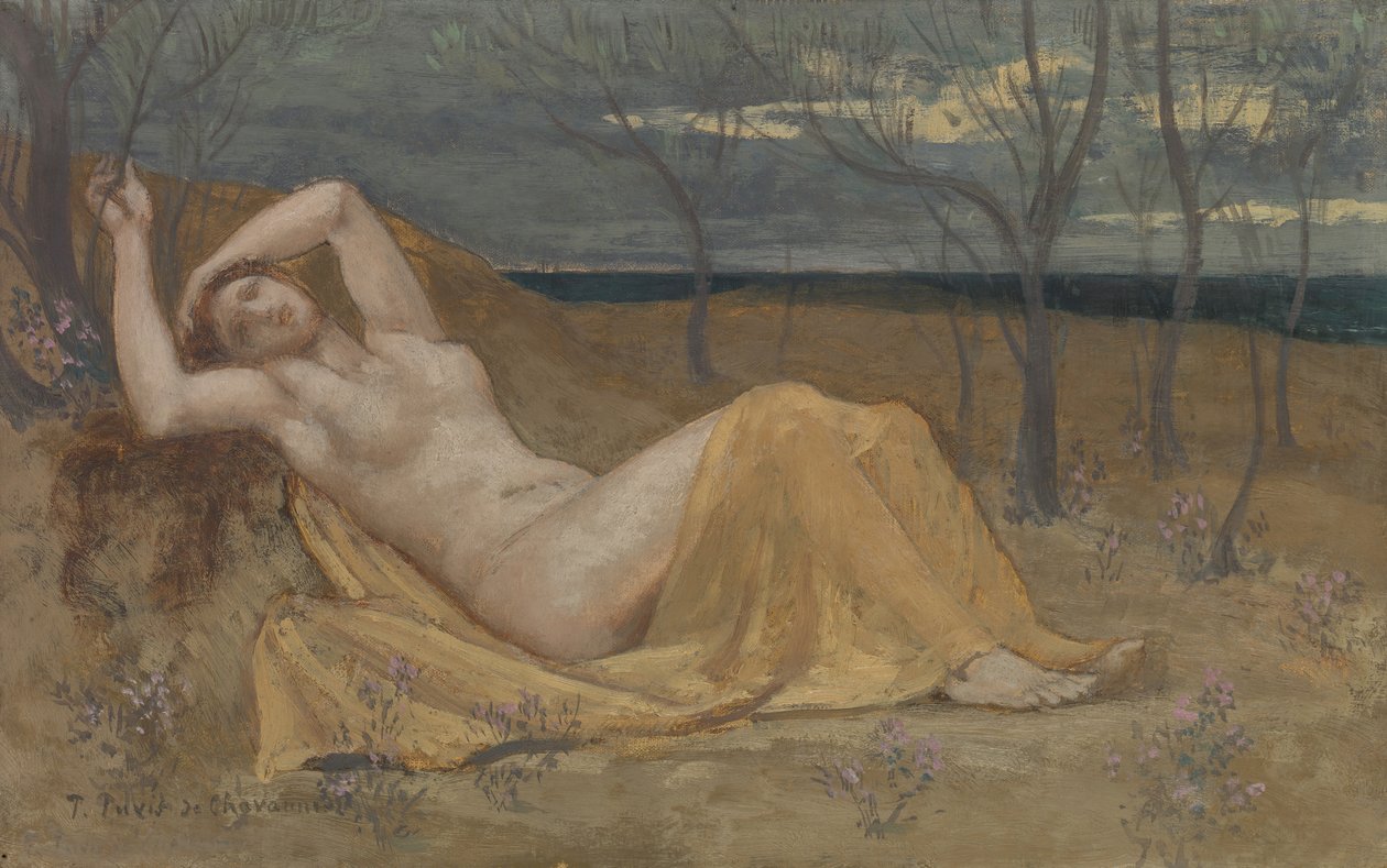 Tamaris, ca. 1886-87. autorstwa Pierre Puvis de Chavannes