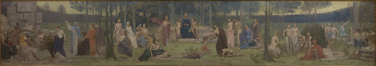 Alegoria Sorbony autorstwa Pierre Puvis de Chavannes