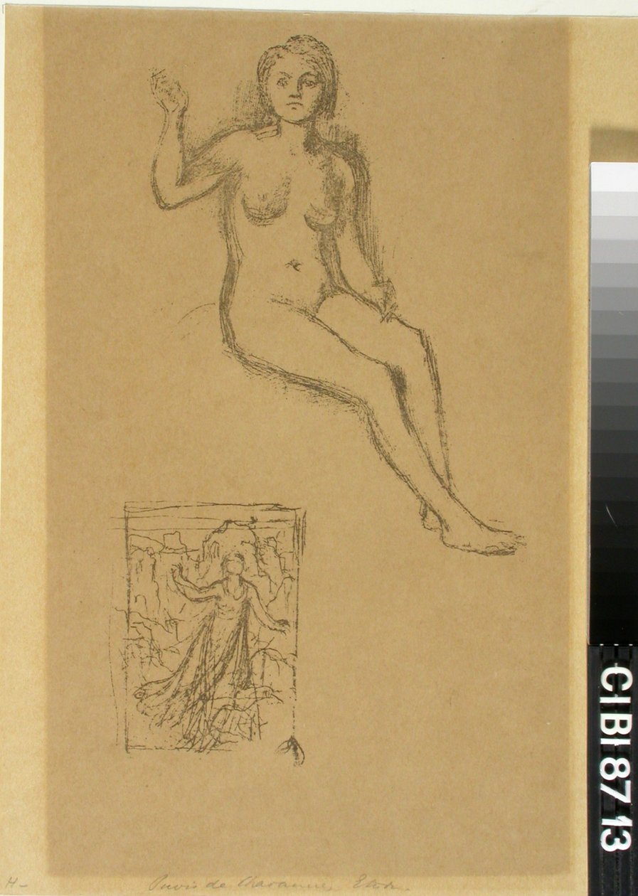 Ohne Titel autorstwa Pierre Puvis de Chavannes