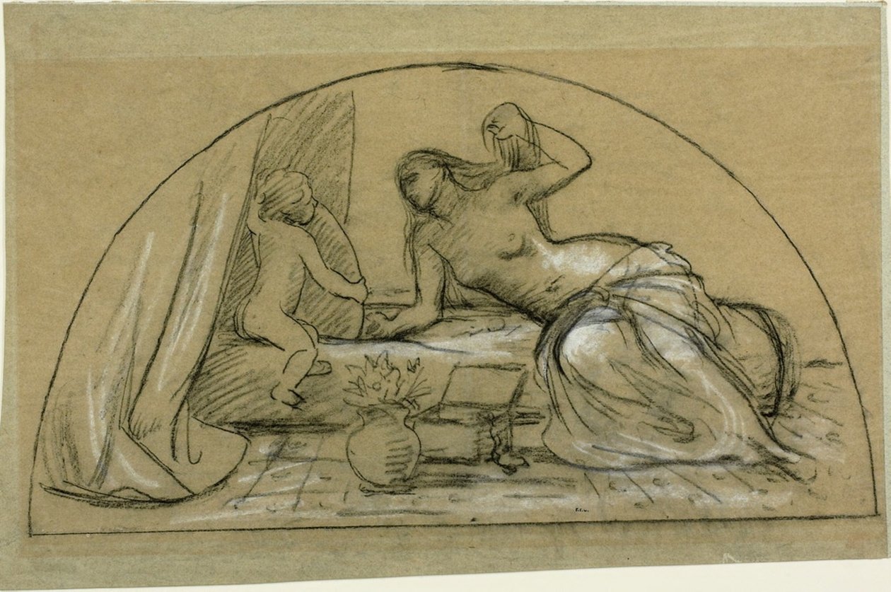 Próżność Wenus: paryskie cnoty autorstwa Pierre Puvis de Chavannes