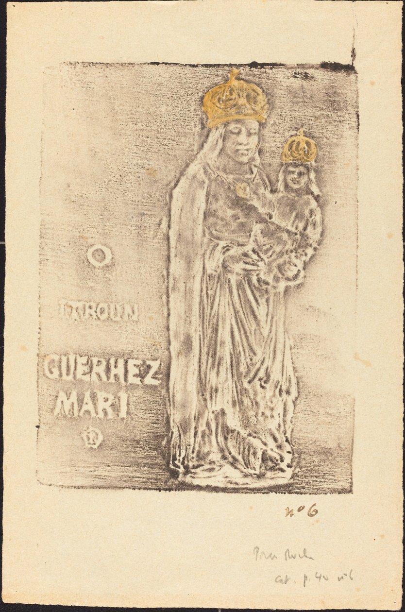 Notre Dame du Folgoet (Matka Boża z Folgoet) autorstwa Pierre Roche