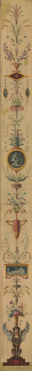 Panel dekoracyjny, lata 90. XVIII wieku. autorstwa Pierre Rousseau