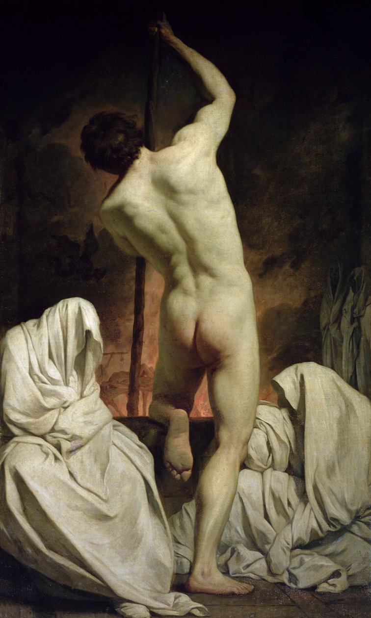 Charon Passing the Shades (olej na płótnie) autorstwa Pierre Subleyras