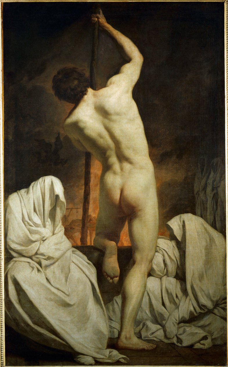 Charon passant les ombres - Charon w podziemiach ... autorstwa Pierre Subleyras