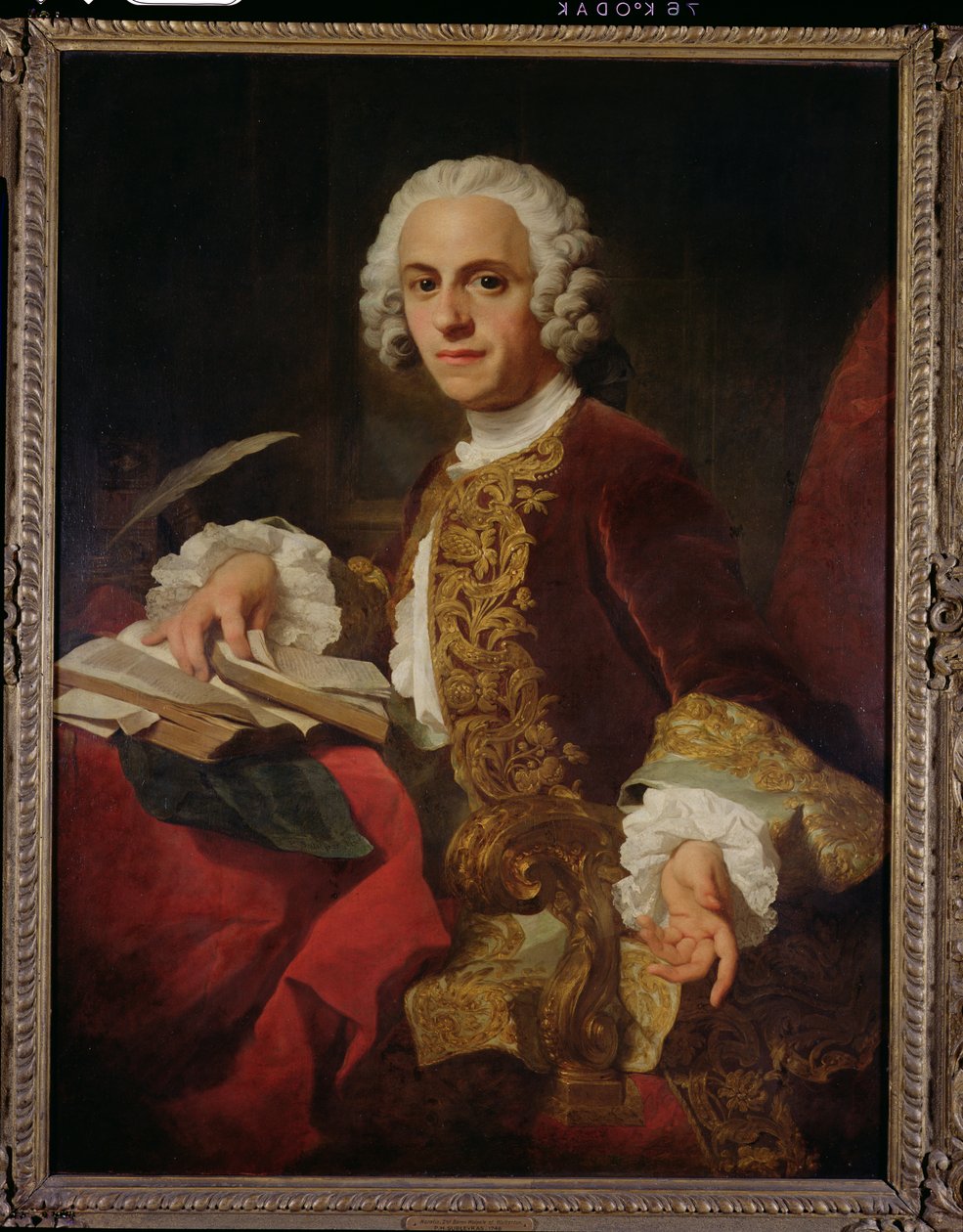 Portret Horatio Walpole (1723-1809) 2. baron Walpole z Wolterton (olej na płótnie) autorstwa Pierre Subleyras