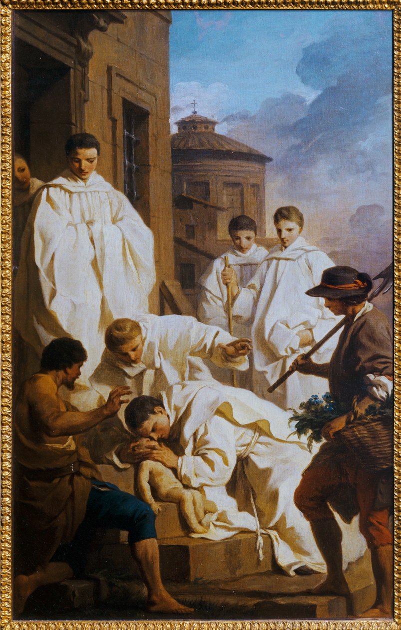 Saint Benoit ressuscite un enfant - Święty Benedykt wskrzeszający dziecko ... autorstwa Pierre Subleyras