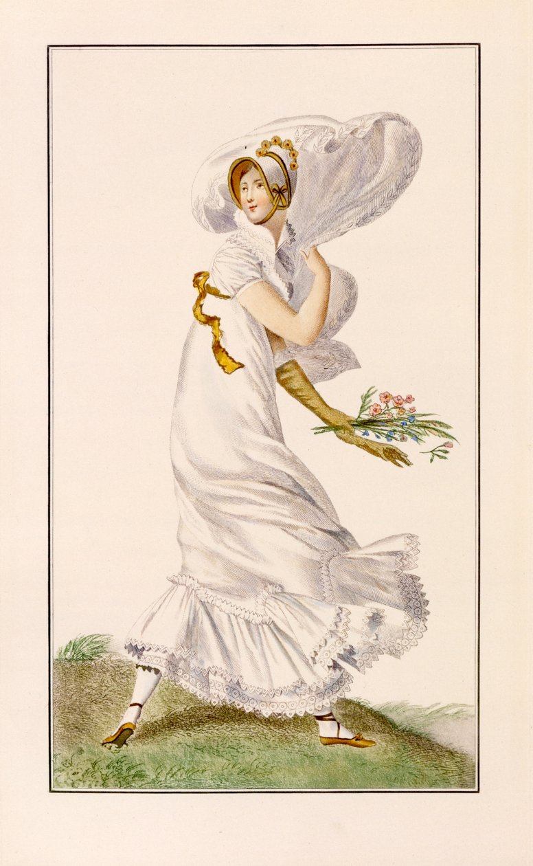 Szyfonowa suknia promenadowa, 1812 autorstwa Pierre de La Mesangere