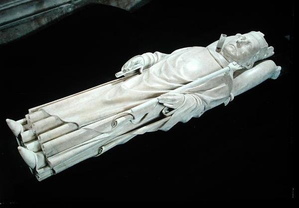 Wizerunek Karola VI (1368-1422) 1429 (marmur) autorstwa Pierre de Thury