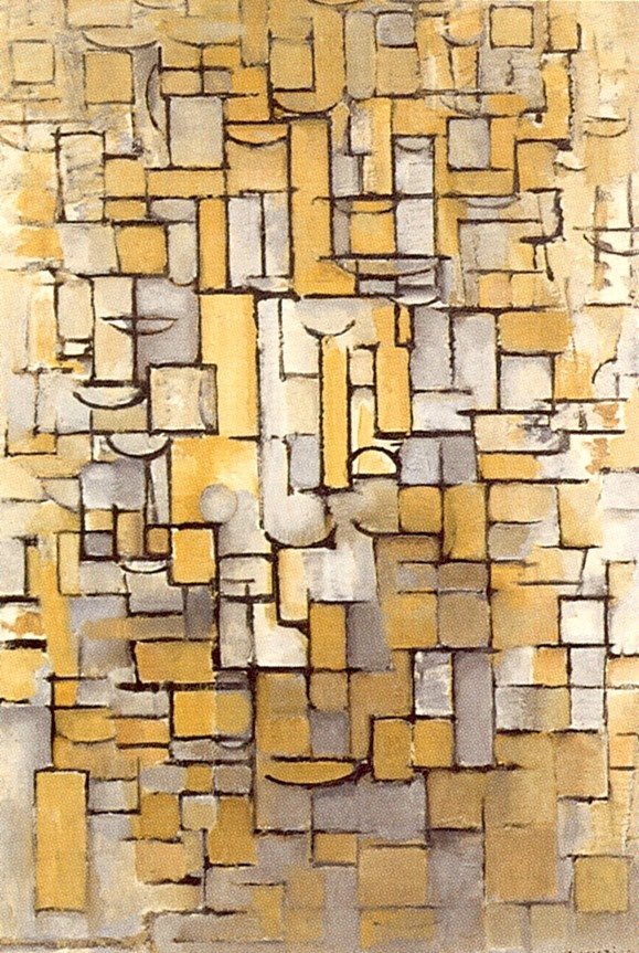 Kompozycja XIV autorstwa Piet Mondrian