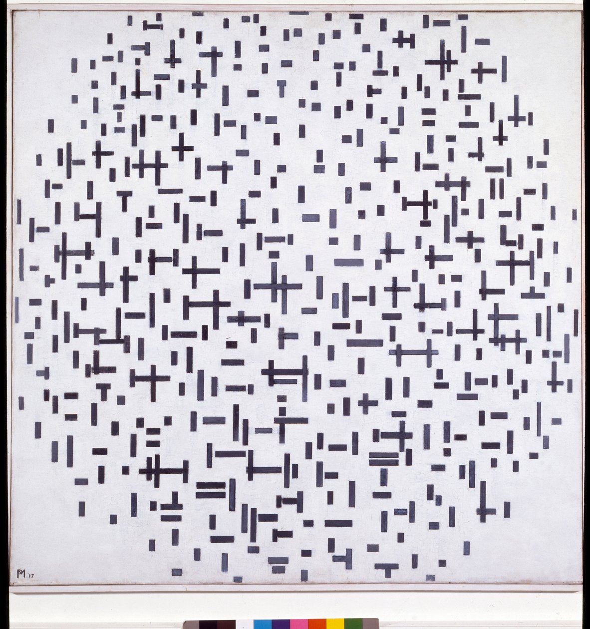 Kompozycja w czerni i bieli autorstwa Piet Mondrian