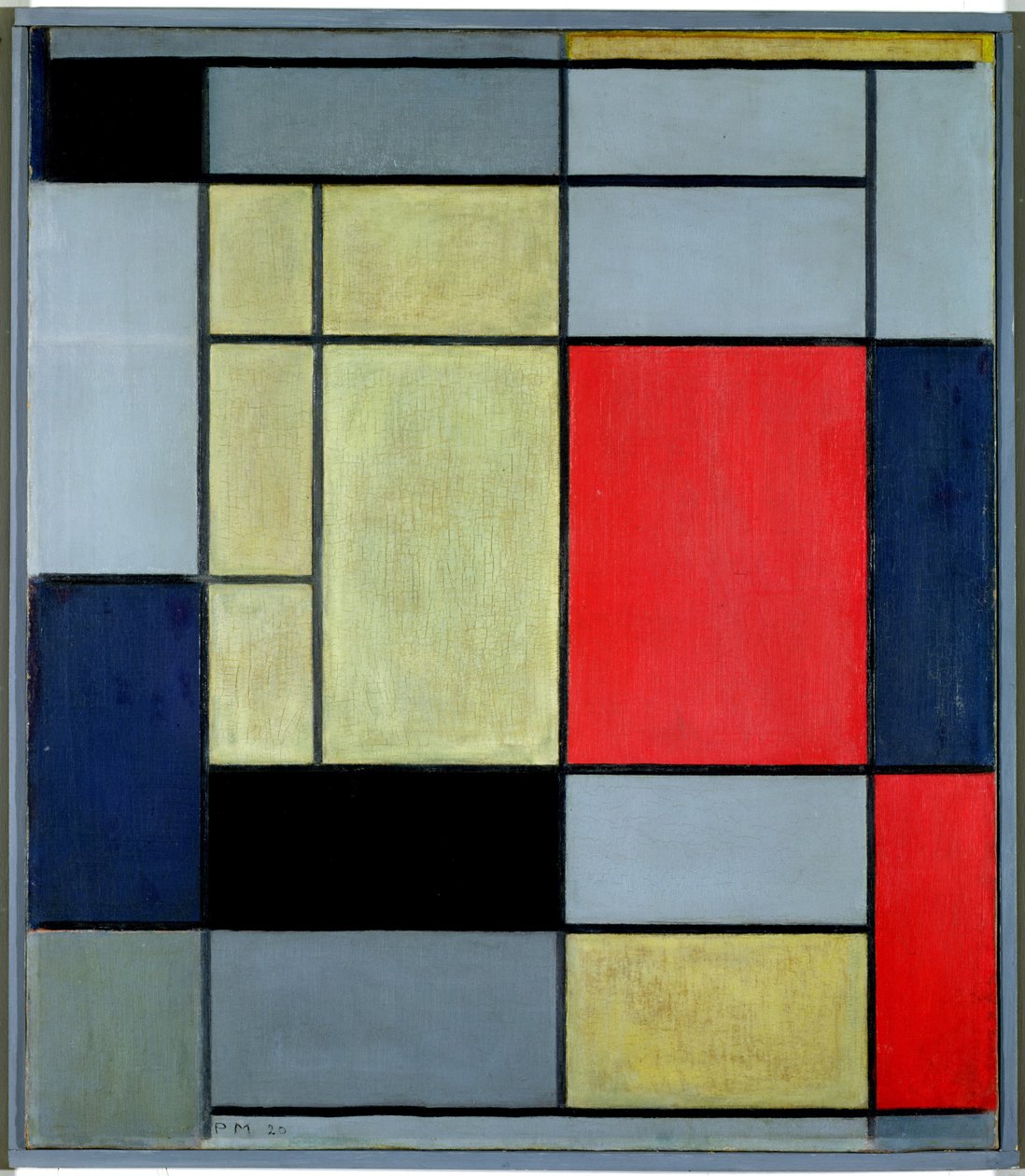 Kompozycja I, 1920 autorstwa Piet Mondrian