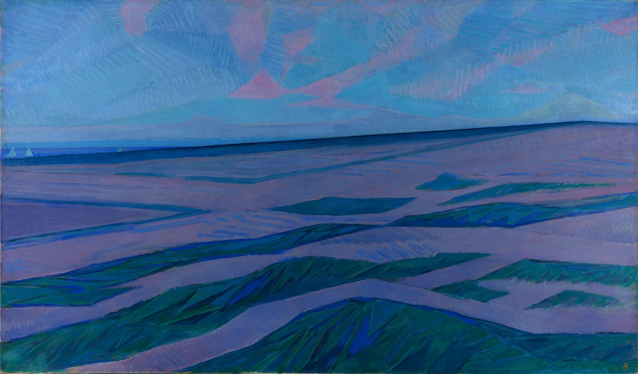Krajobraz wydm, 1911 autorstwa Piet Mondrian