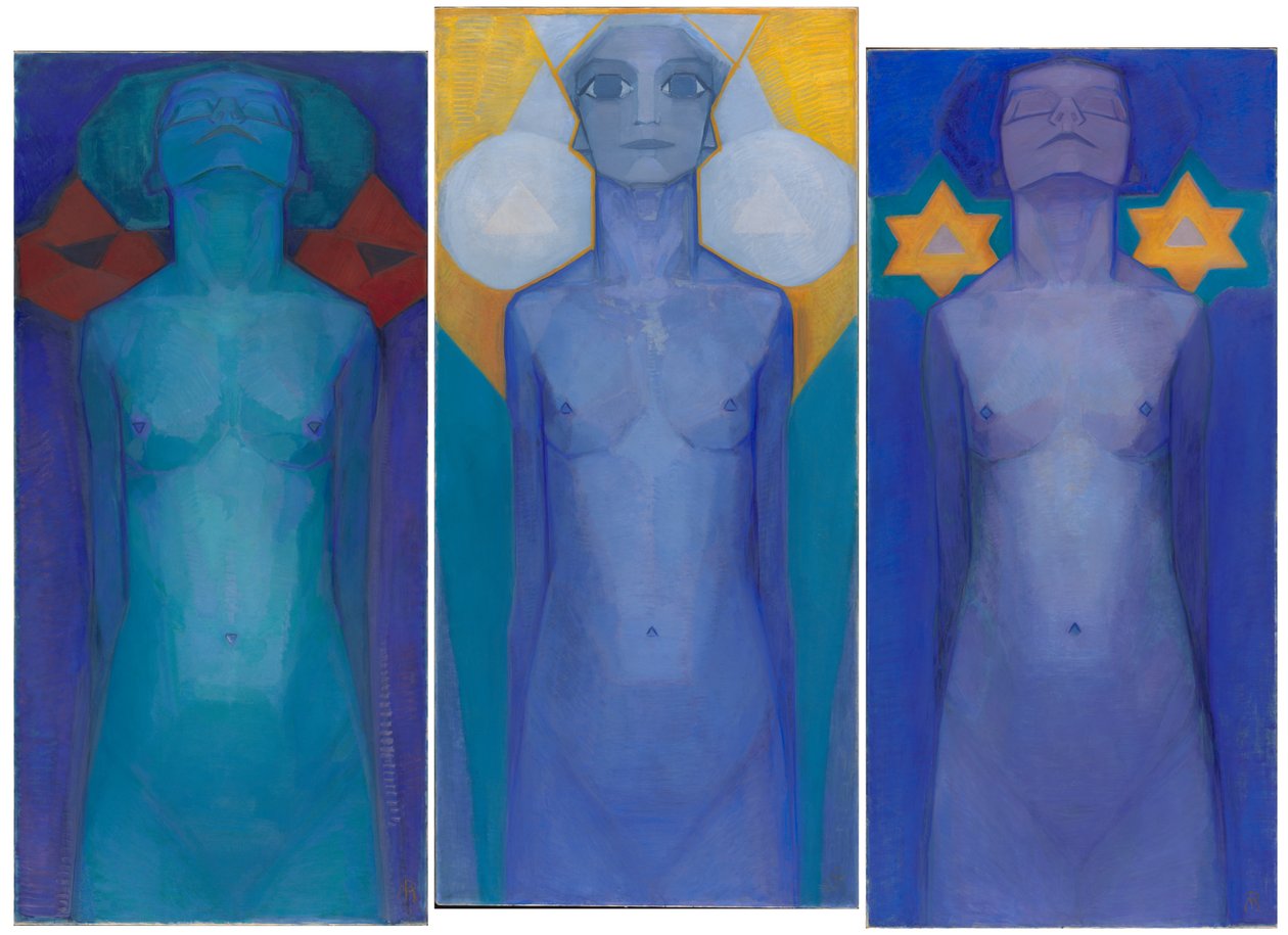 Ewolucja, c.1911 autorstwa Piet Mondrian