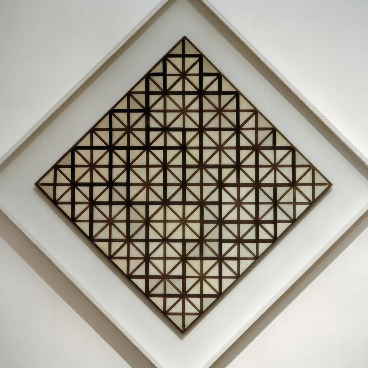 Kompozycja z szarymi liniami; Kompozycja z siatką 3; Lozi autorstwa Piet Mondrian