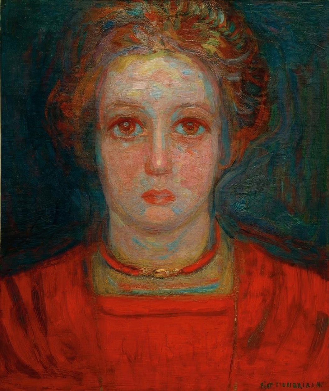 Portret dziewczyny autorstwa Piet Mondrian