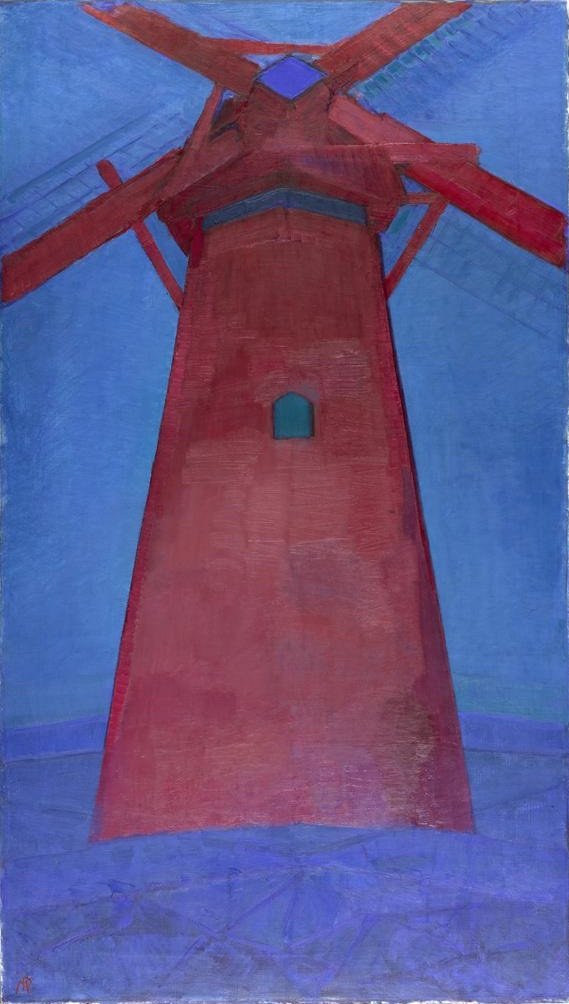 Mondrian Czerwony Młyn autorstwa Piet Mondrian